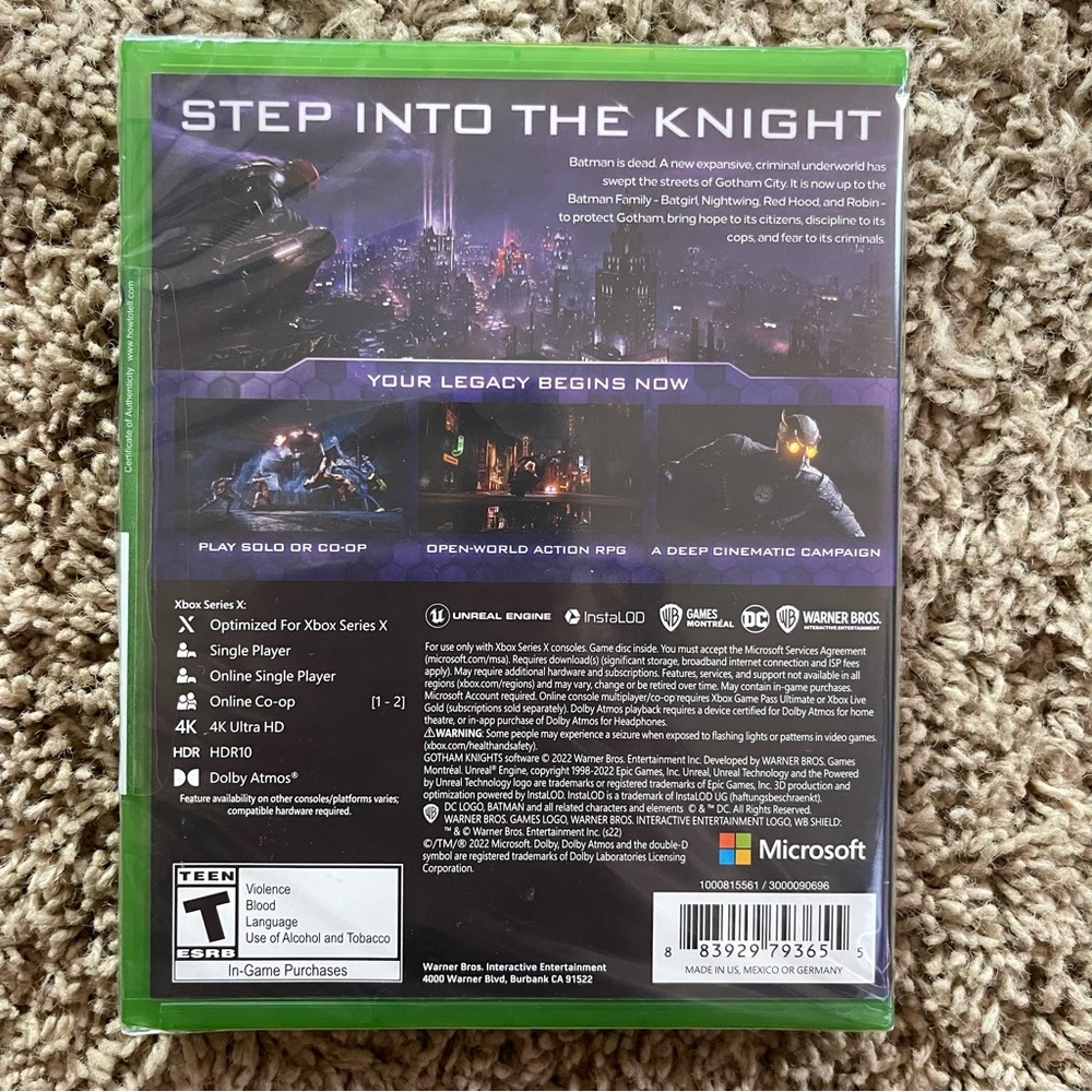 Xbox Gotham Knights Videogame - Picture 6 of 6